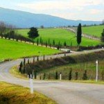 driving in tuscany