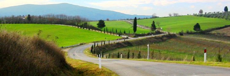 driving in tuscany
