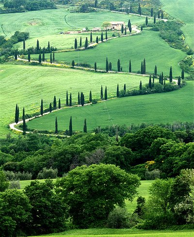 driving in Tuscany