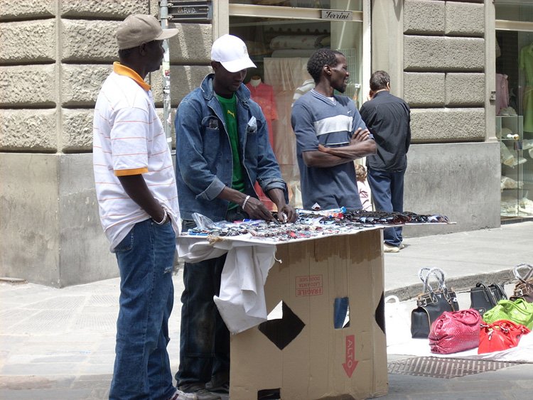 Street Vendors in Florence