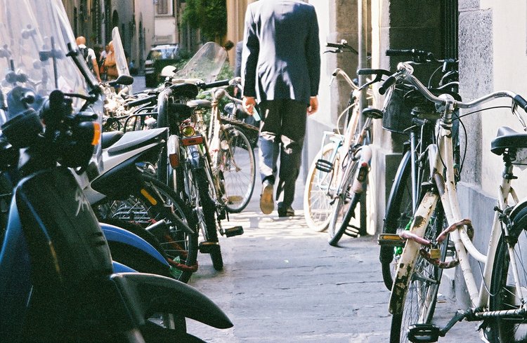 Sidewalk in Florence