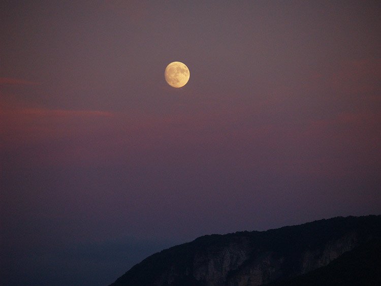 Moon over Tuscany